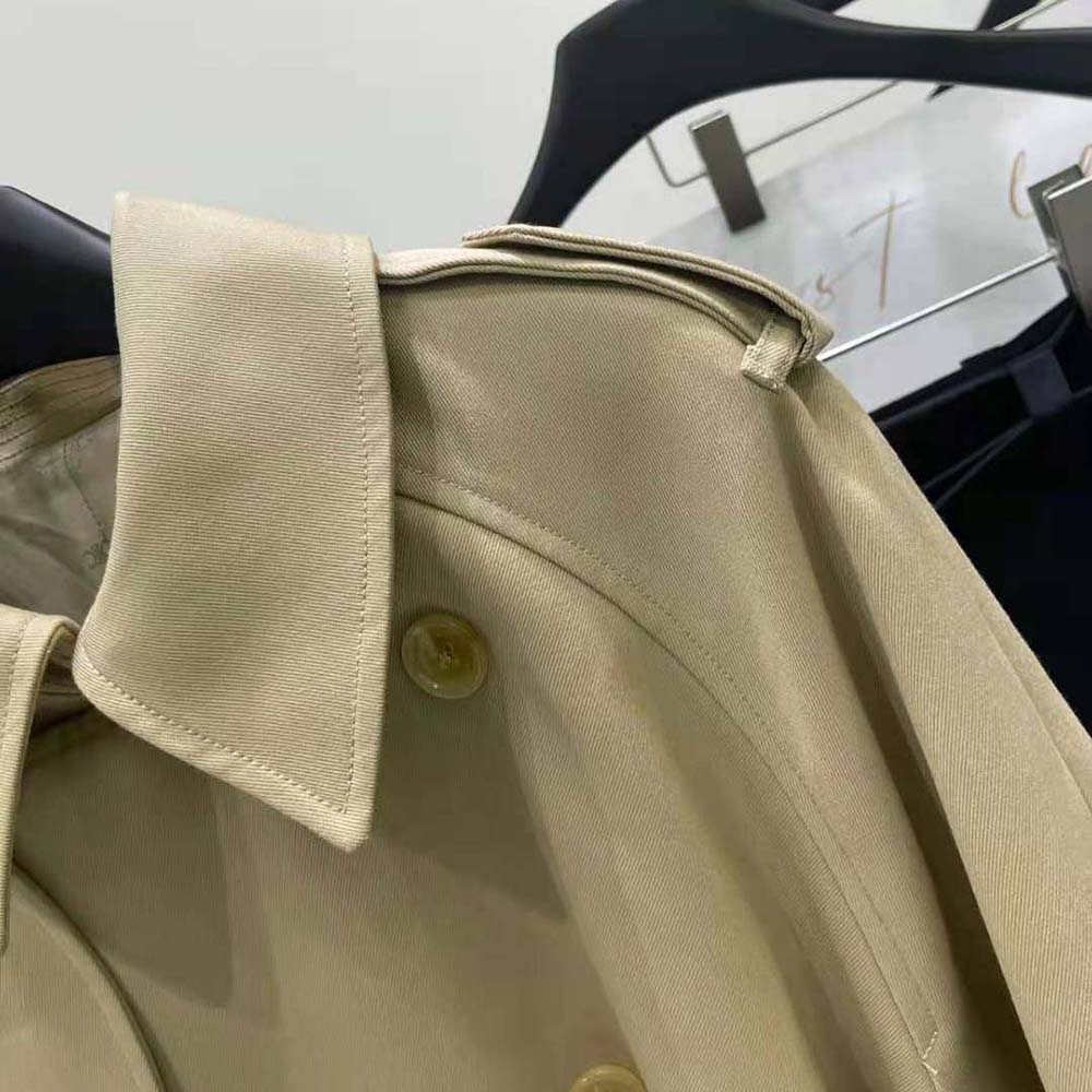 Celine Men Wiltern Trench Coat in Cotton Gabardine - image 8