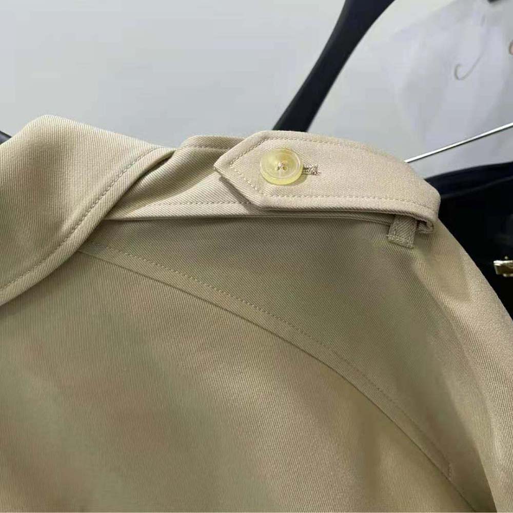 Celine Men Wiltern Trench Coat in Cotton Gabardine - image 7