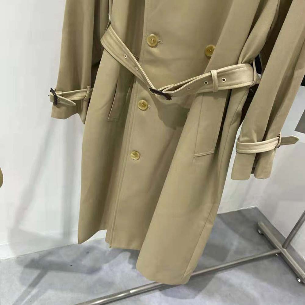 Celine Men Wiltern Trench Coat in Cotton Gabardine - image 5