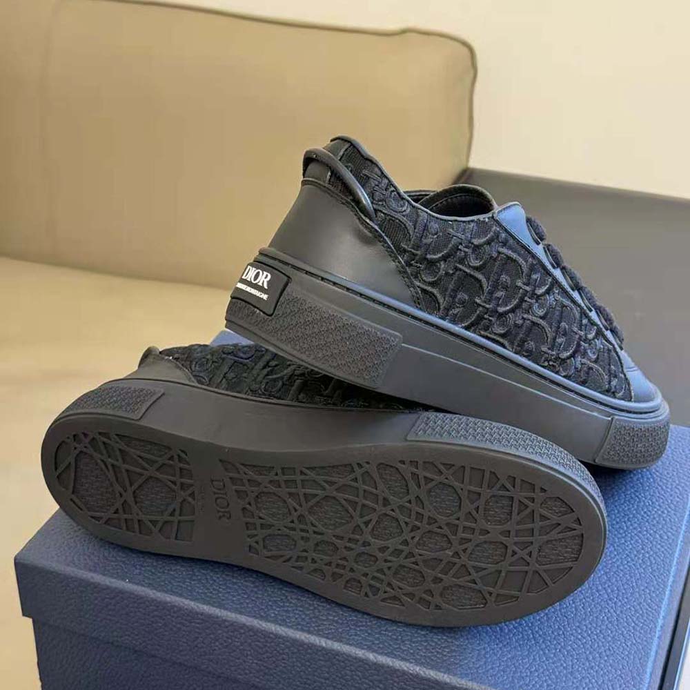 Dior Men B33 Sneaker – Limited and Numbered Edition Black Smooth Calfskin - image 10