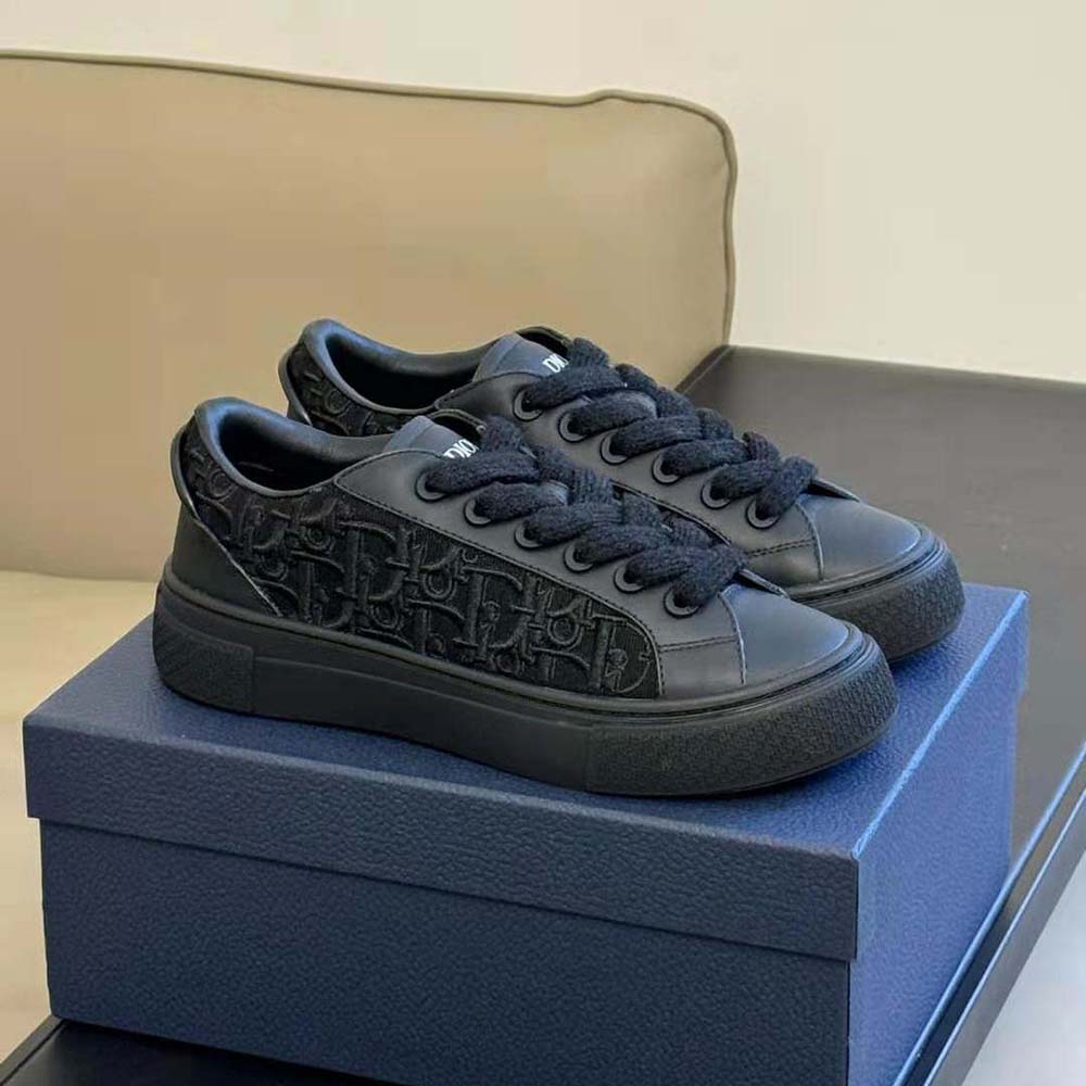 Dior Men B33 Sneaker – Limited and Numbered Edition Black Smooth Calfskin - image 4