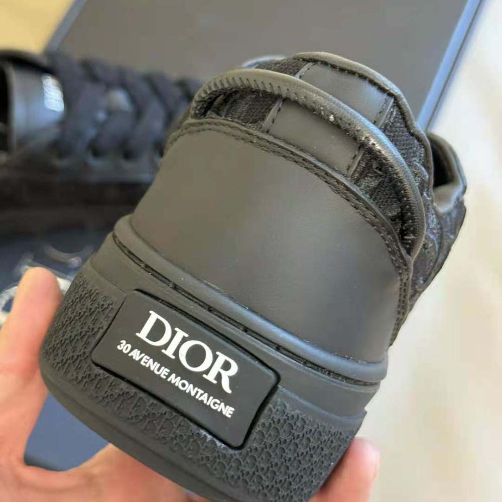 Dior Men B33 Sneaker – Limited and Numbered Edition Black Smooth Calfskin - image 9