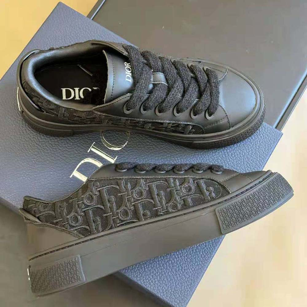 Dior Men B33 Sneaker – Limited and Numbered Edition Black Smooth Calfskin - image 7