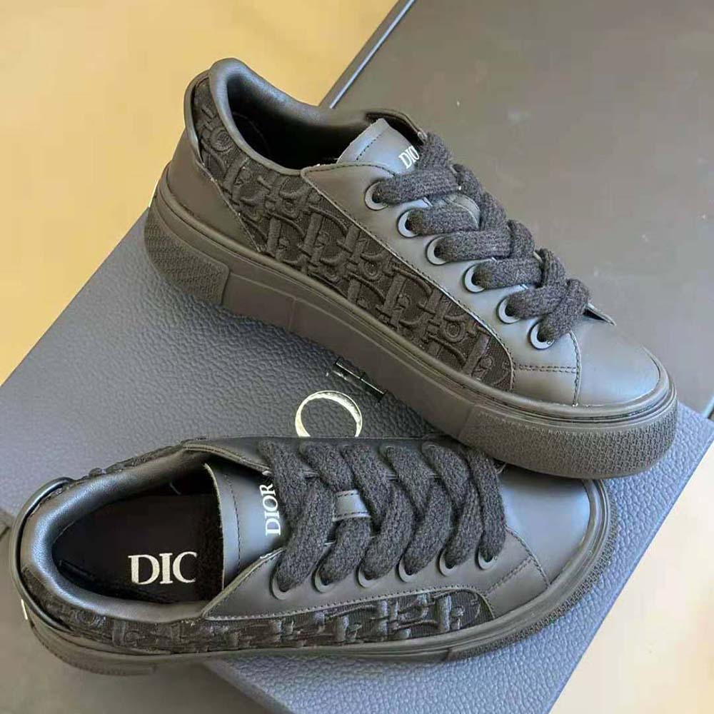 Dior Men B33 Sneaker – Limited and Numbered Edition Black Smooth Calfskin - image 5