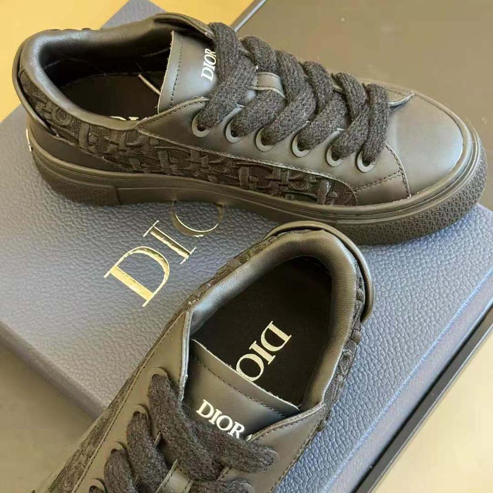 Dior Men B33 Sneaker – Limited and Numbered Edition Black Smooth Calfskin - image 6