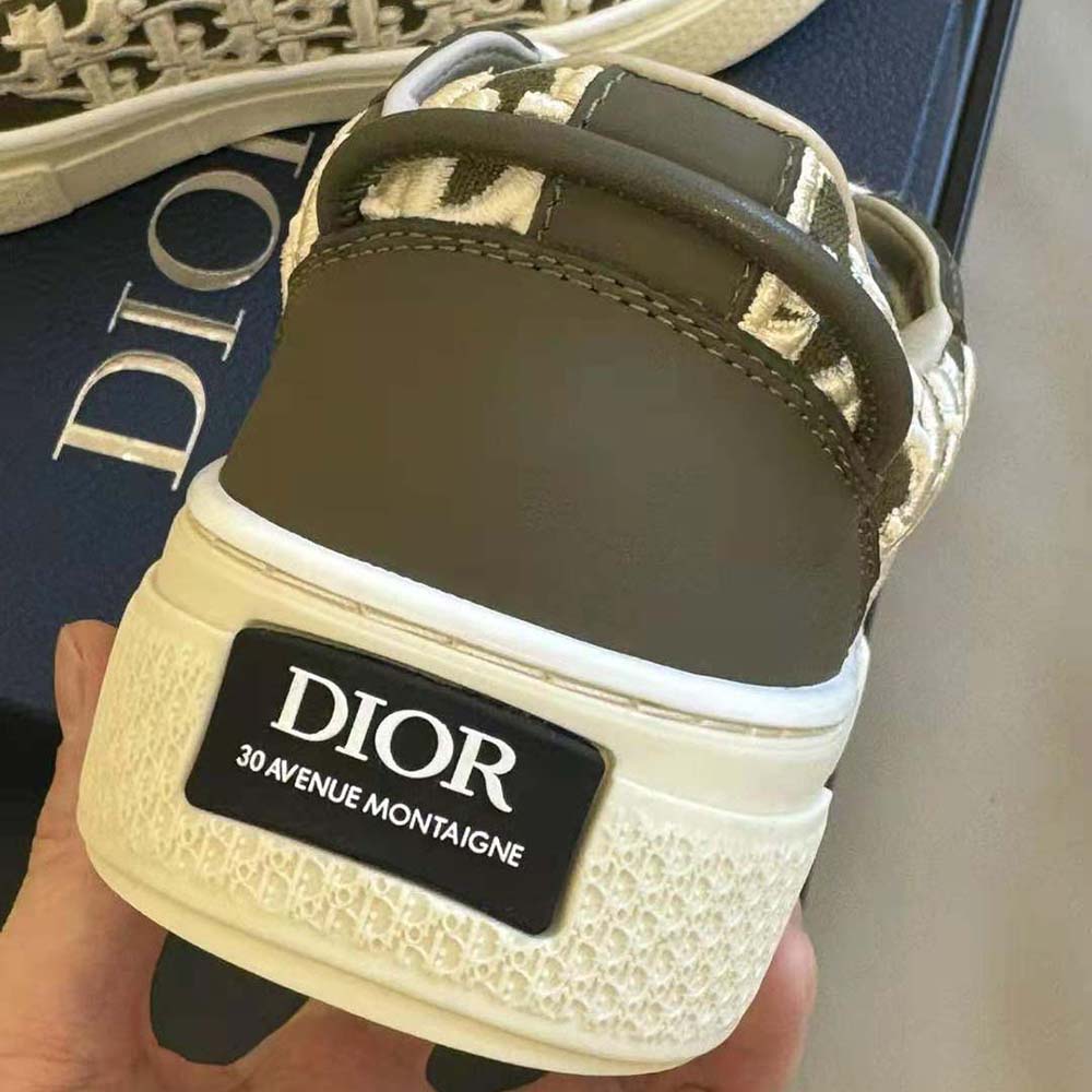 Dior Men B33 Sneaker – Limited and Numbered Edition Khaki Smooth Calfskin - image 9