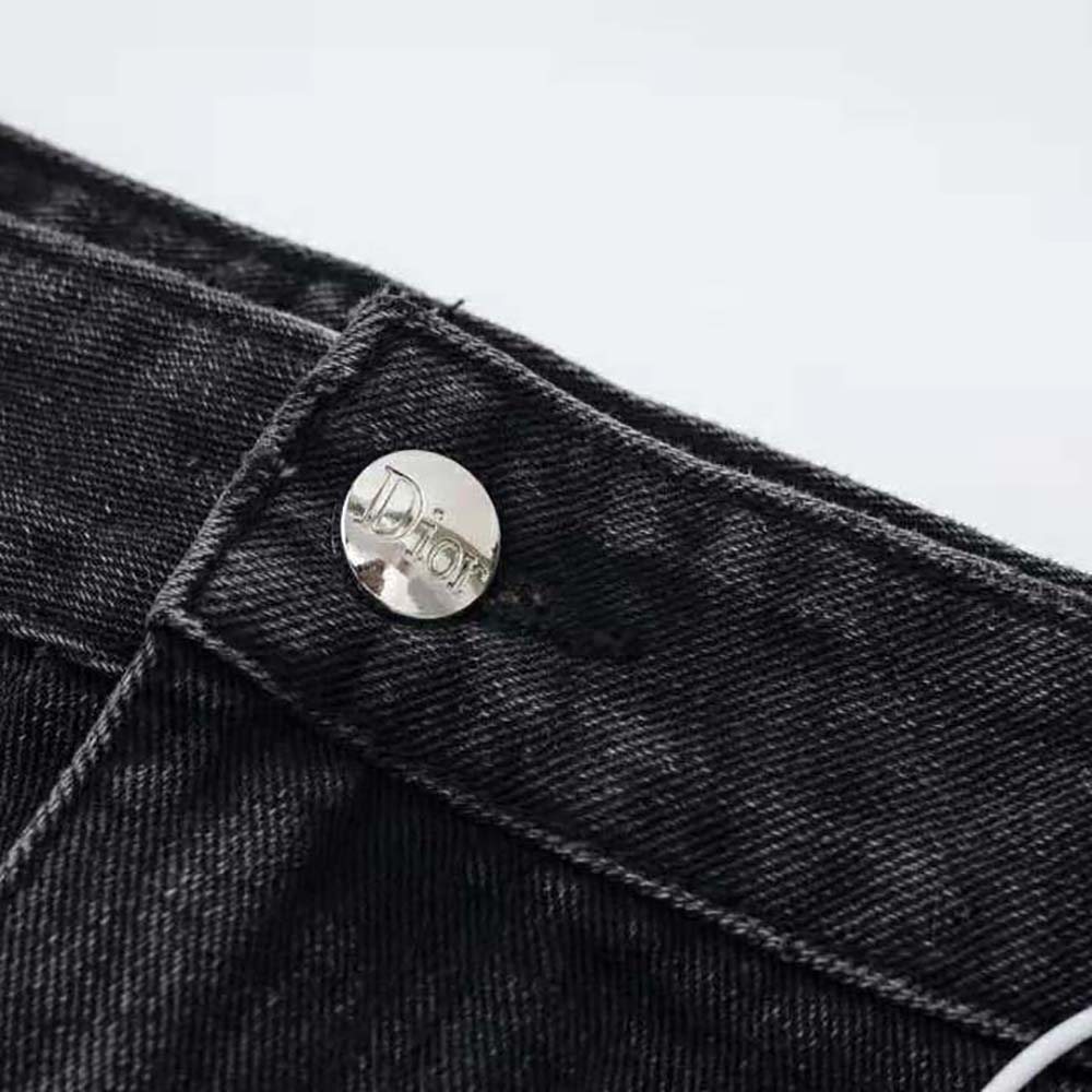 Dior Men Carpenter Jeans Black Cotton Twill - image 4