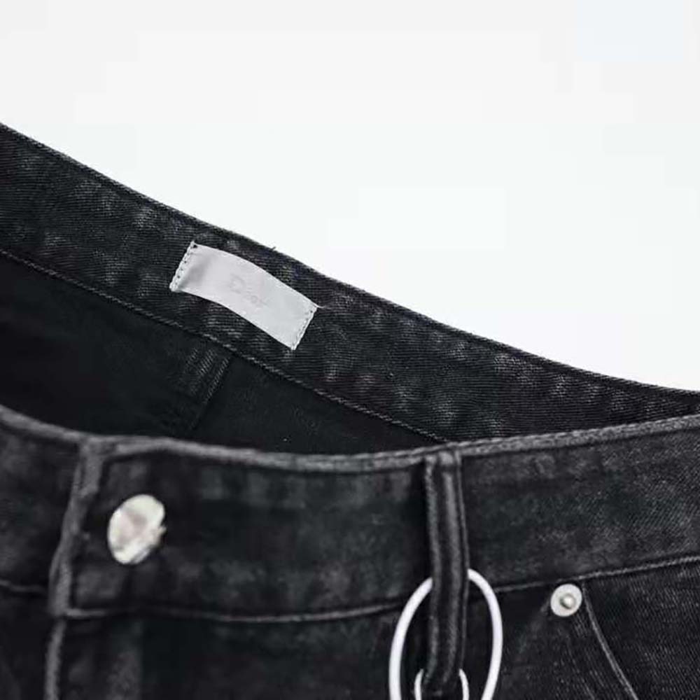 Dior Men Carpenter Jeans Black Cotton Twill - image 7