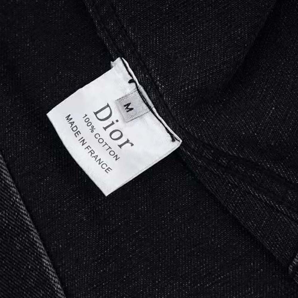Dior Men Overshirt Black Cotton Twill - image 9