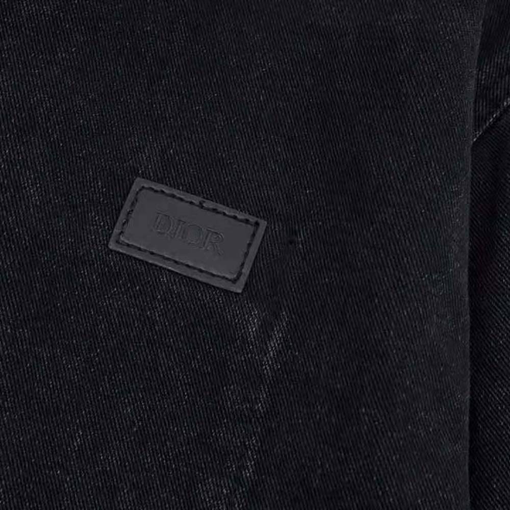 Dior Men Overshirt Black Cotton Twill - image 6
