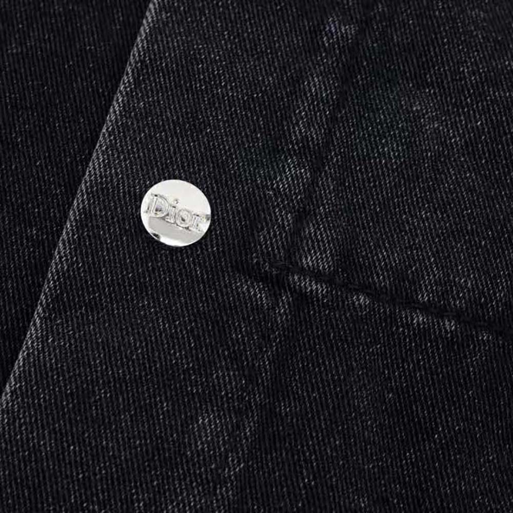 Dior Men Overshirt Black Cotton Twill - image 5