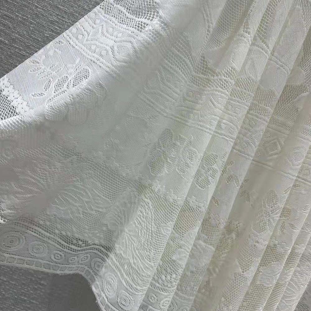 Dior Women Flared Mid-length Skirt Ecru Technical Cotton Lace with D-Lace Butterfly Motif - image 7