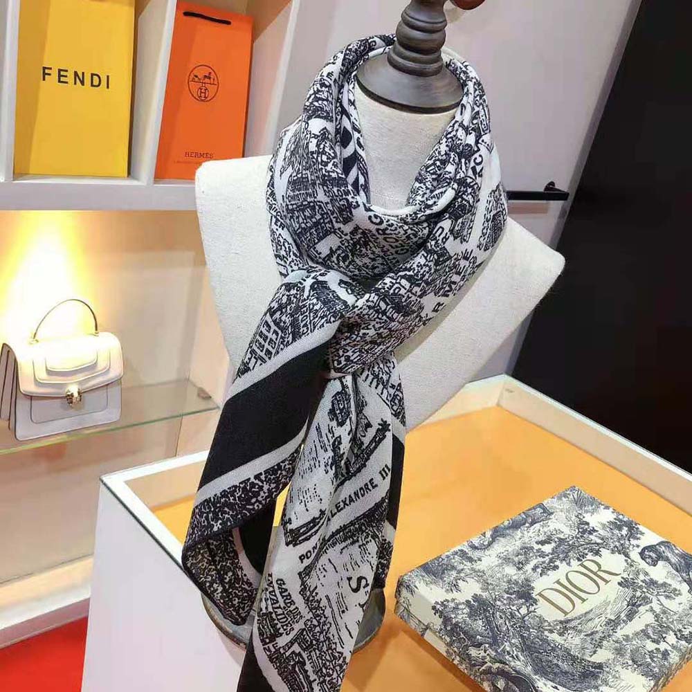 Close-up of black and white signature Paris map print detail