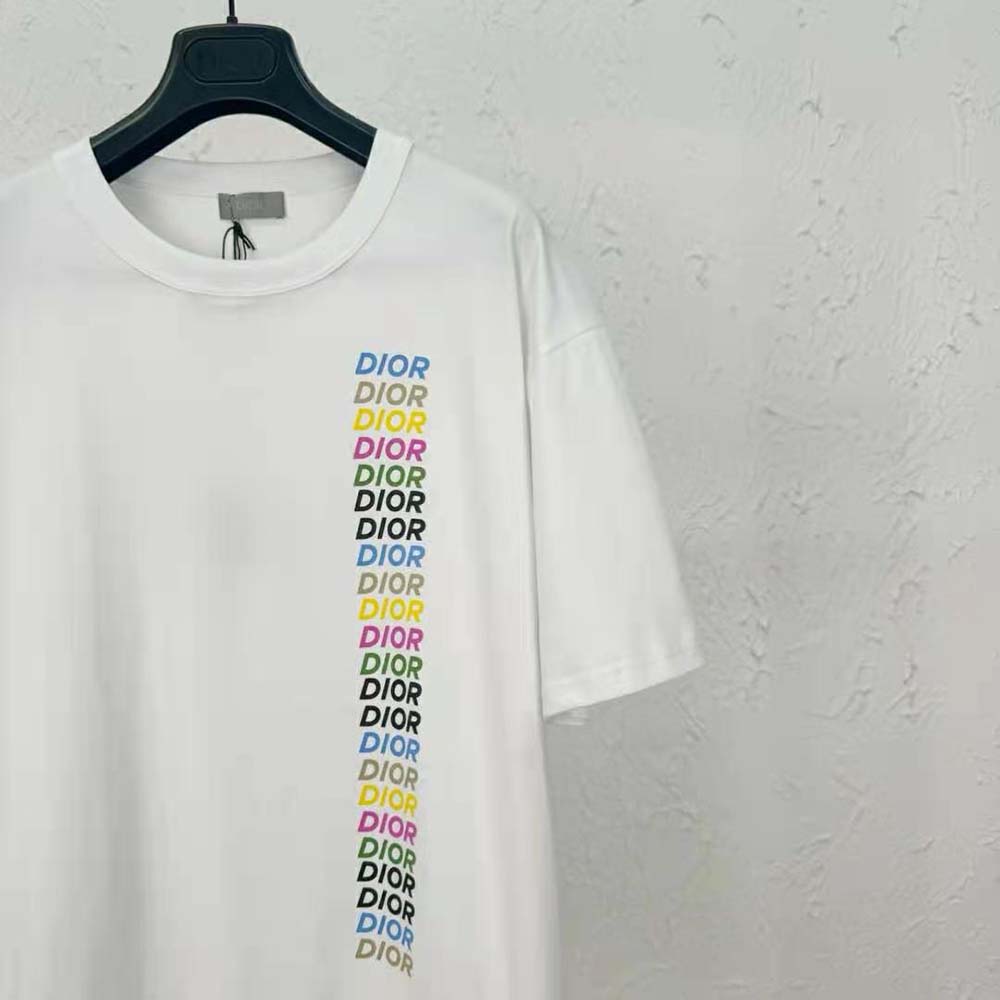 Dior Men Relaxed-fit T-shirt White Slub Organic Cotton Jersey - image 4