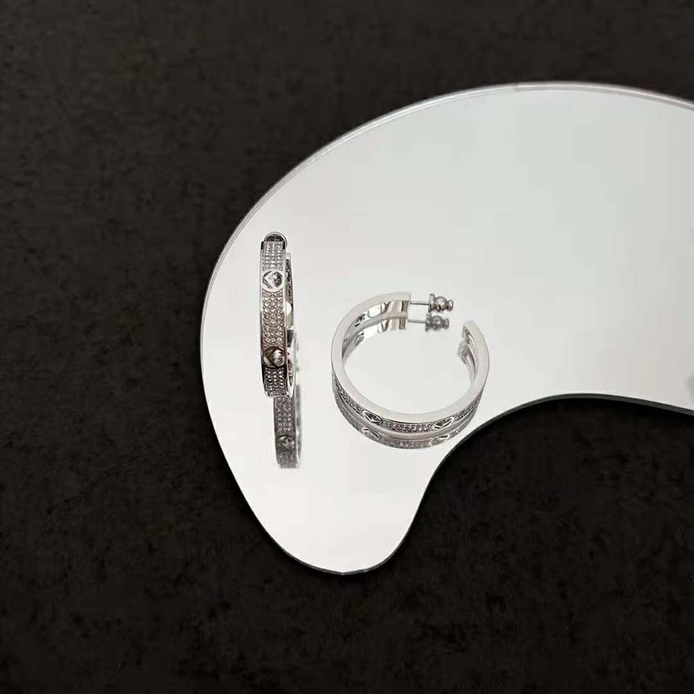 Fendi Women F Is Fendi Earrings Silver-coloured - image 6