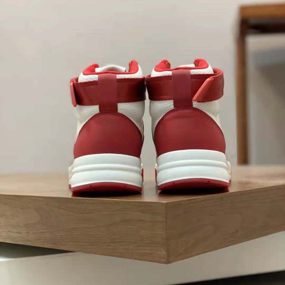 Givenchy Men G4 High Top Sneakers in Leather-Red/White - image 8