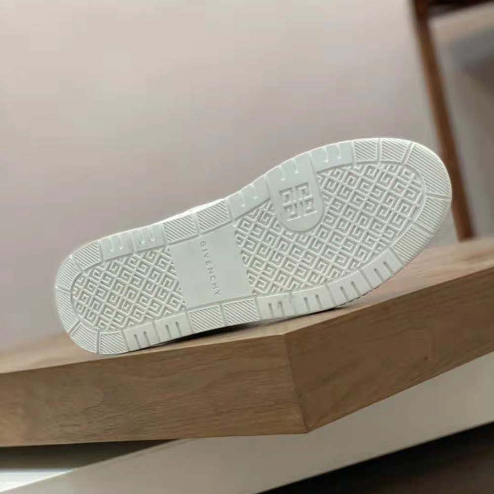 Givenchy Men G4 High Top Sneakers in Leather-White - image 10