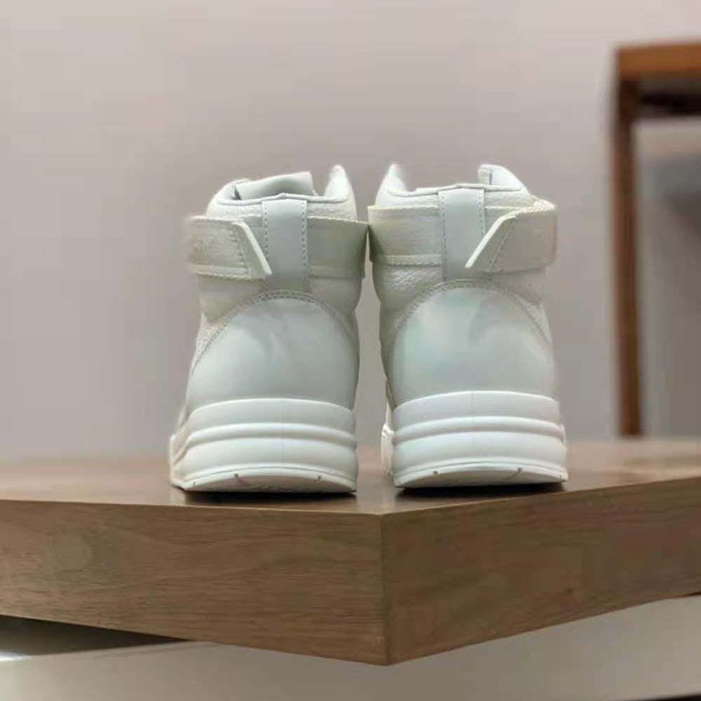 Givenchy Men G4 High Top Sneakers in Leather-White - image 8