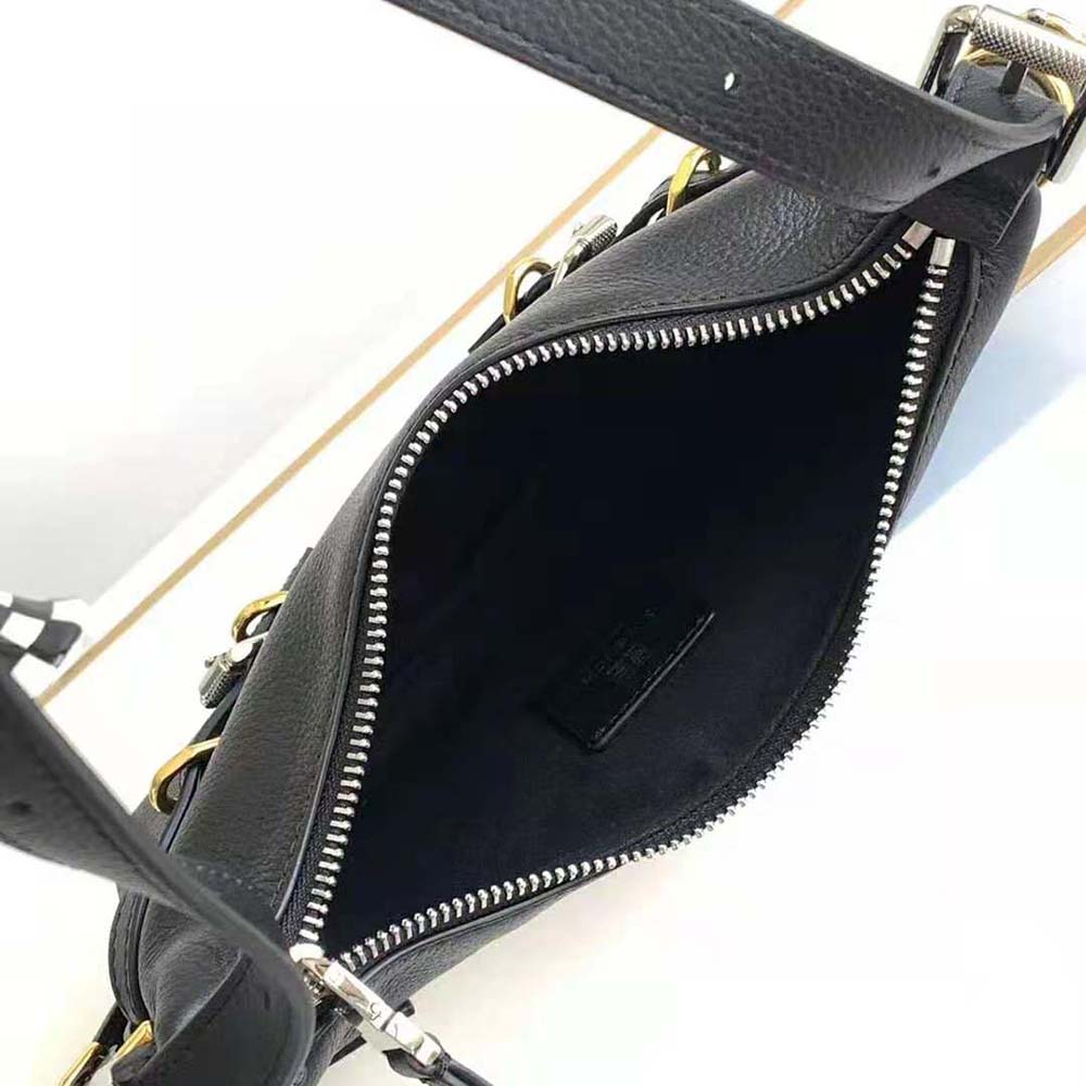 Givenchy Women Mini Voyou Bag in Leather-Black - image 9