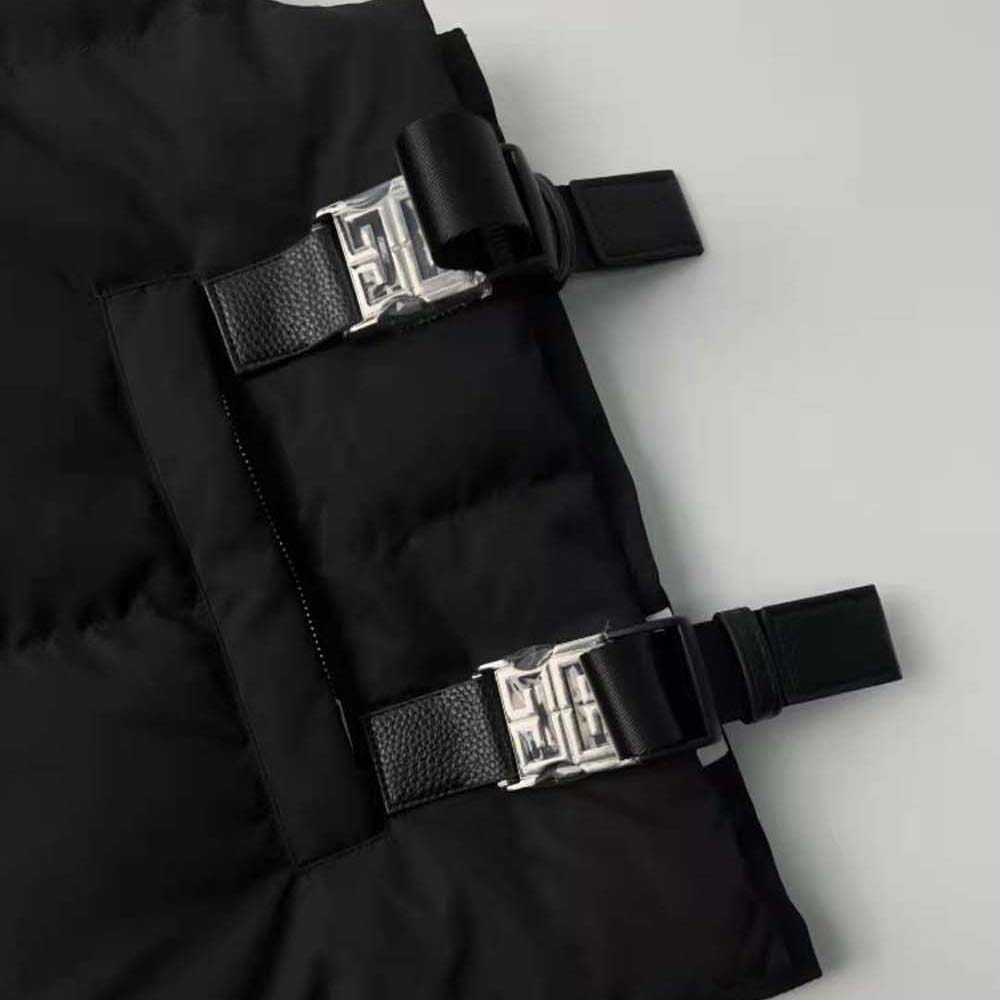 Givenchy Men Sleeveless Puffer Jacket with Metallic Details - image 5