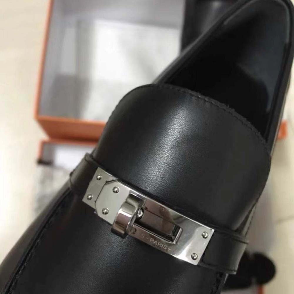 Hermes Men Gregoire Loafer in Calfskin-Black - image 6