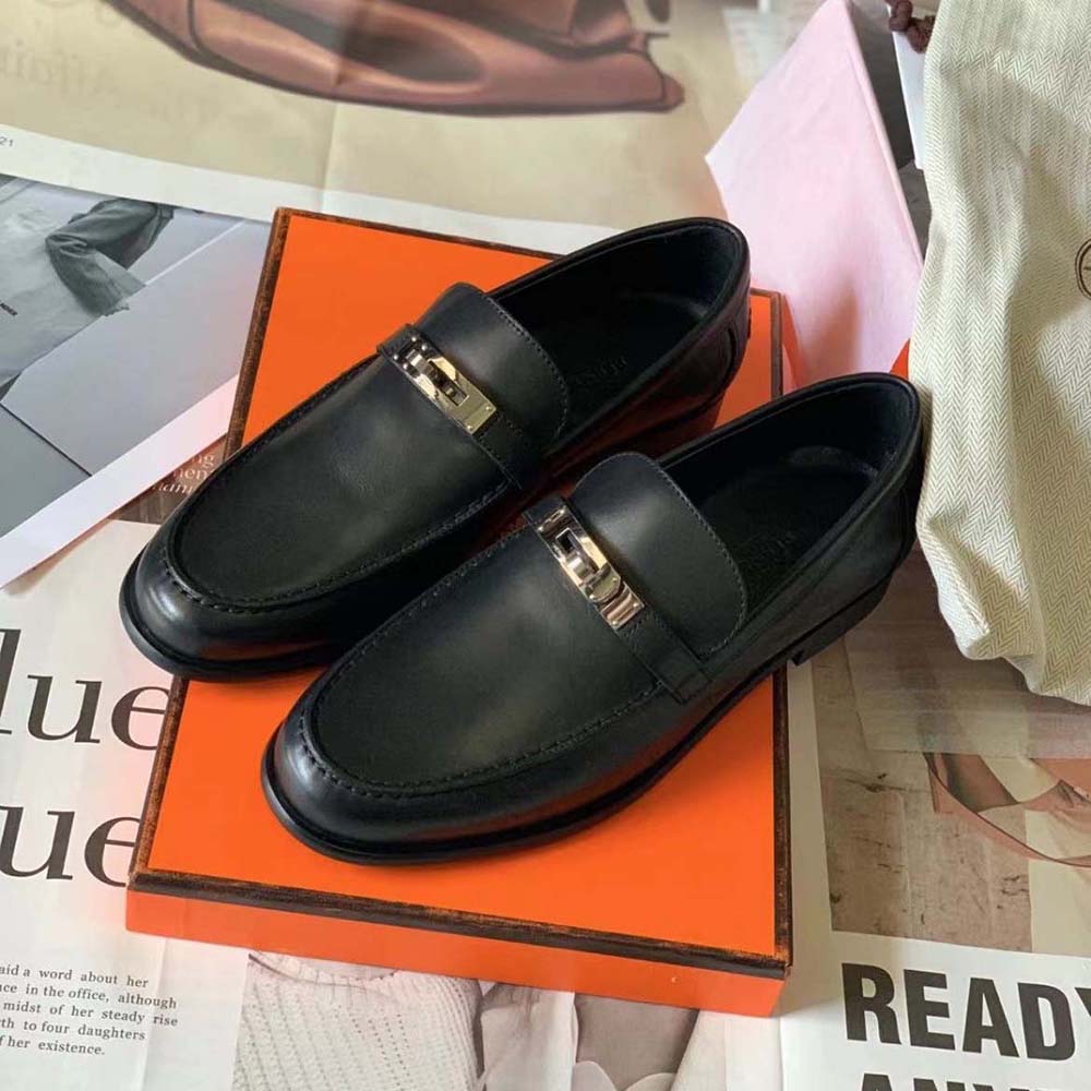 Hermes Men Gregoire Loafer in Calfskin-Black - image 4