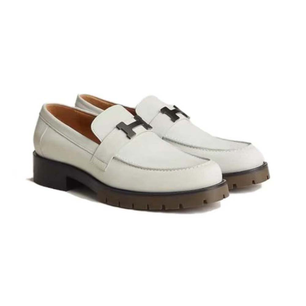 Top-down view of Hermes Men Gregoire Loafer showcasing sleek silhouette