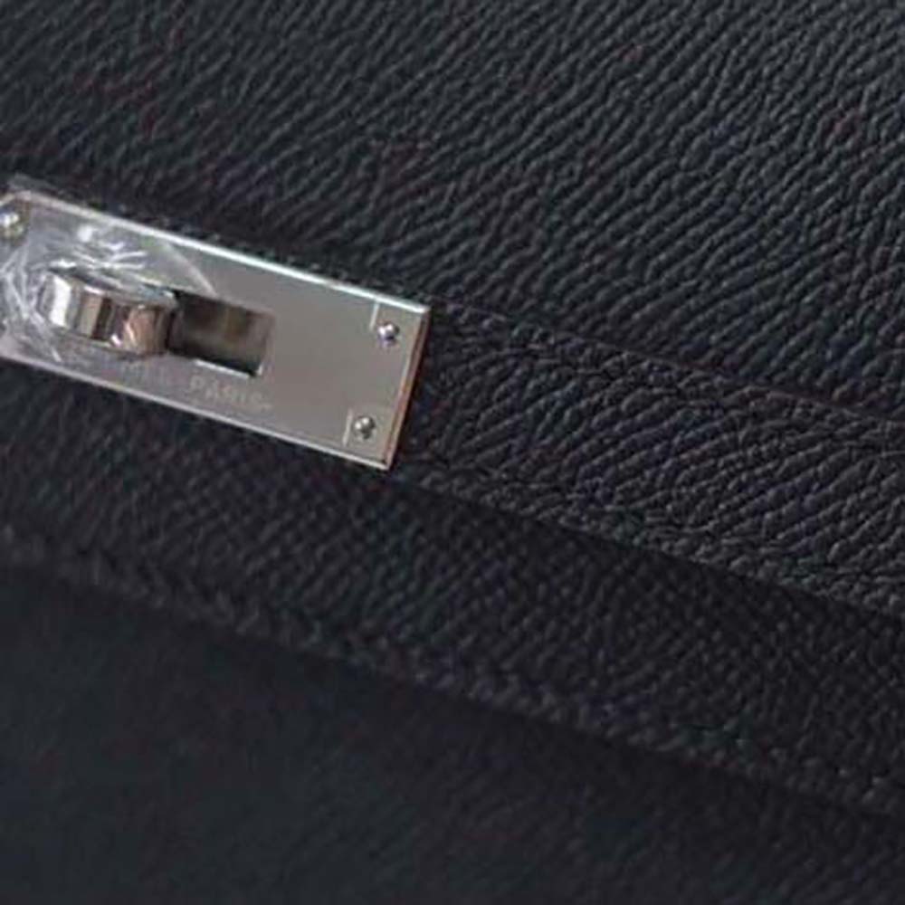 Hermes Men Kelly Depeches 25 Pouch-Black - image 8