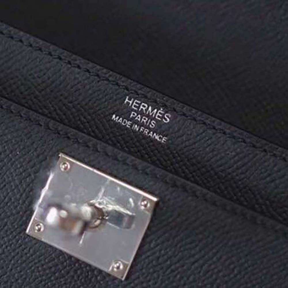 Hermes Men Kelly Depeches 25 Pouch-Black - image 7