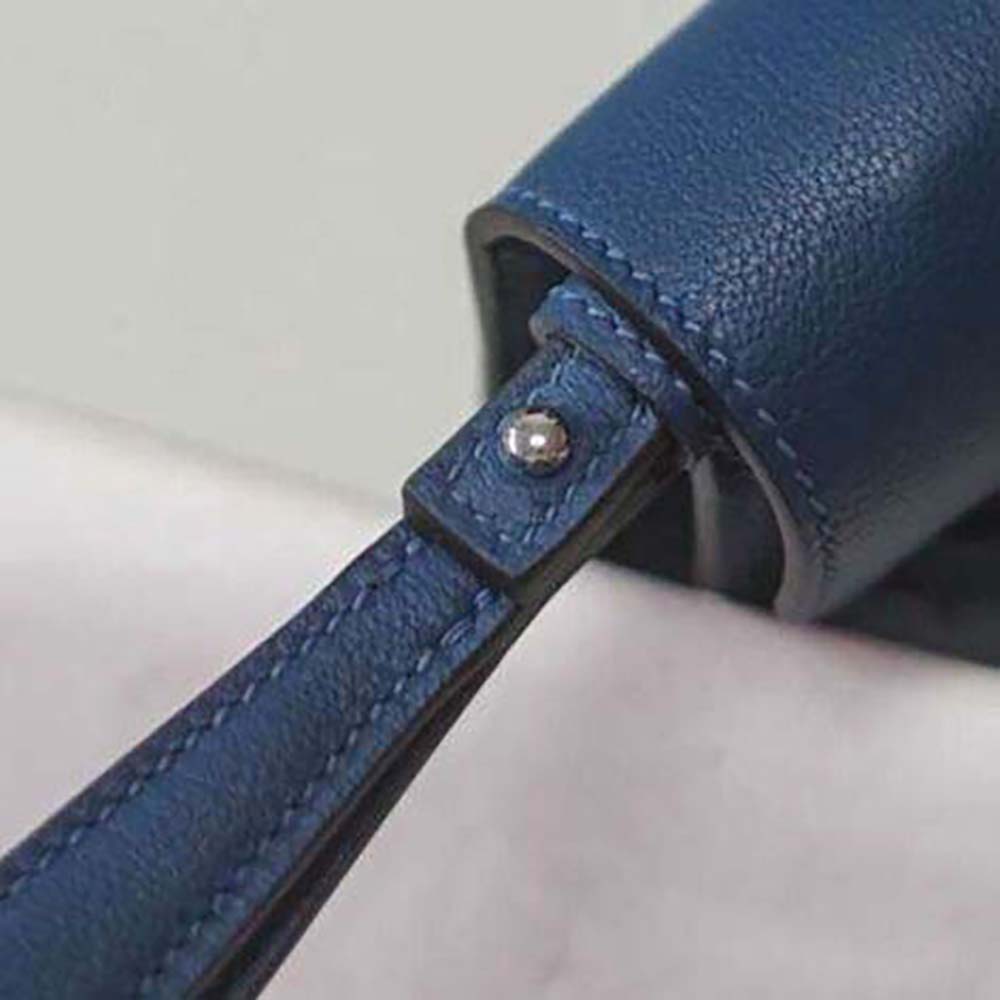 Hermes Men Kelly Depeches 25 Pouch-Navy - image 10