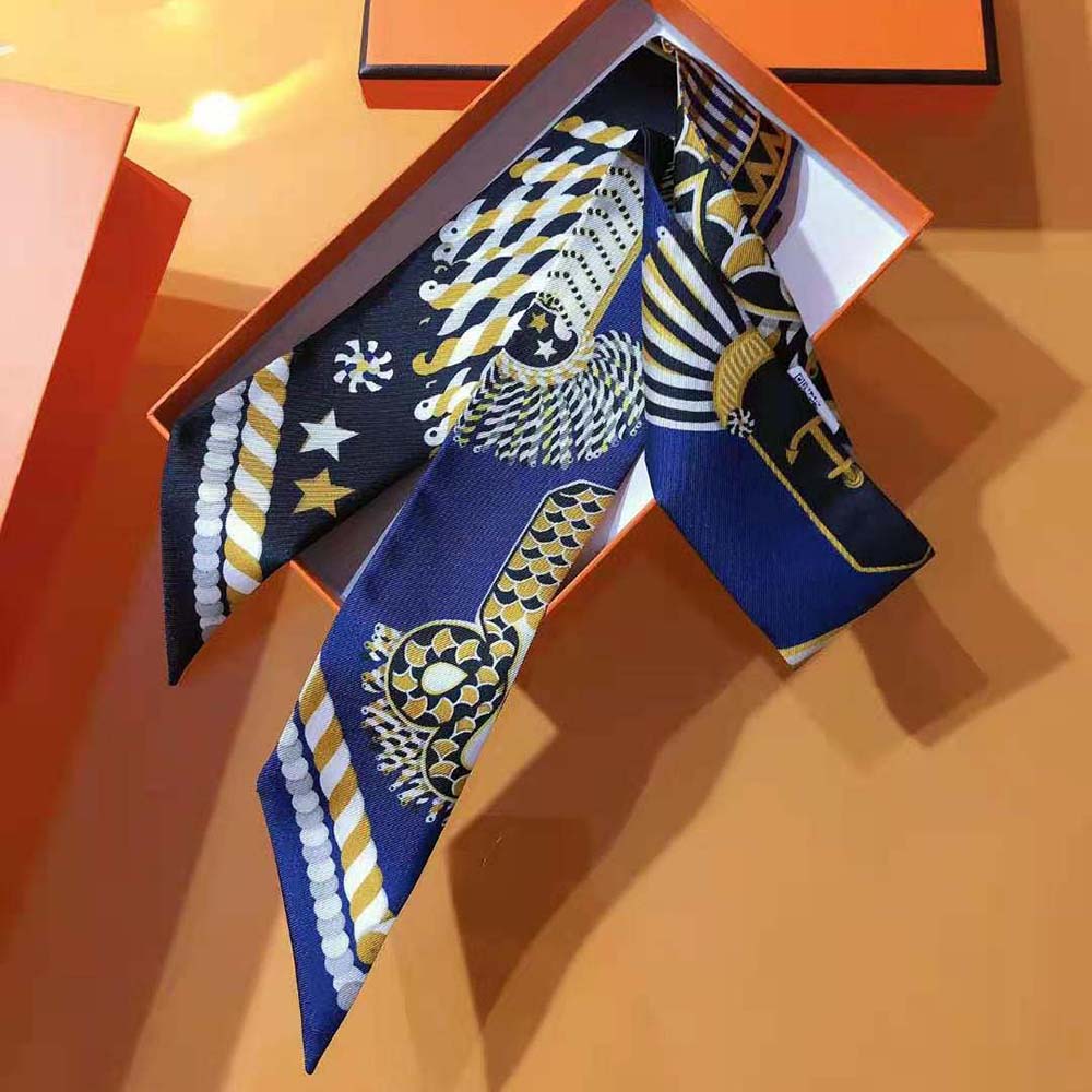 Hermes Women Epaulettes De Gala Twilly-Navy - image 4