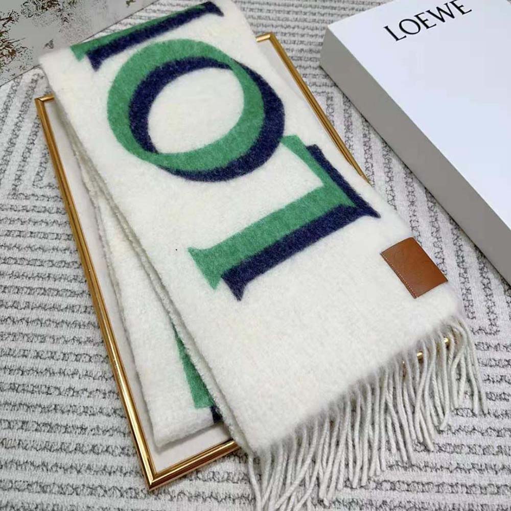 Loewe Unisex LOEWE Scarf in Wool and Mohair - image 7