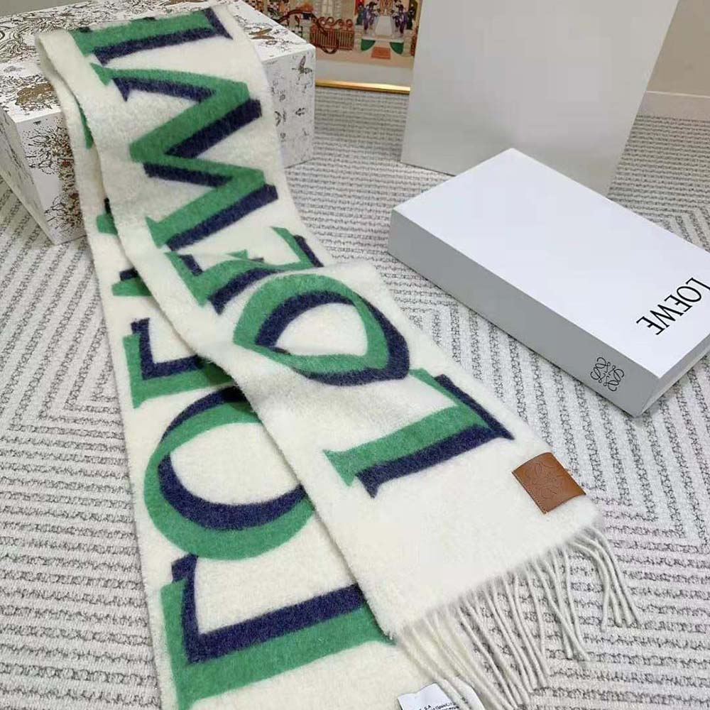 Loewe Unisex LOEWE Scarf in Wool and Mohair - image 4
