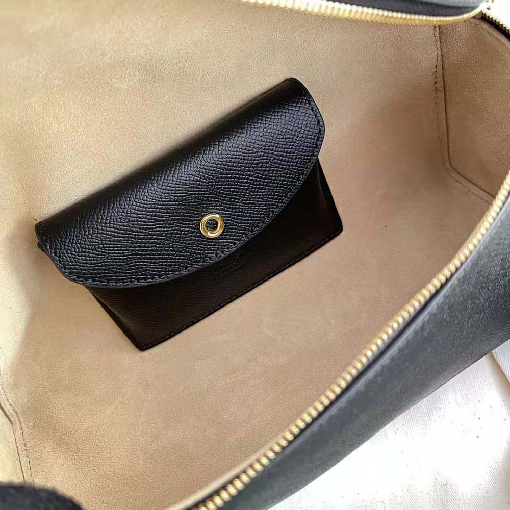 Loro Piana Women Extra Bag in Calfskin Leather-Black - image 10