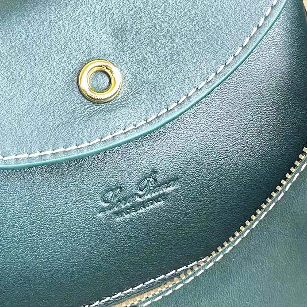 Loro Piana Women Extra Bag in Calfskin Leather-Green - image 8
