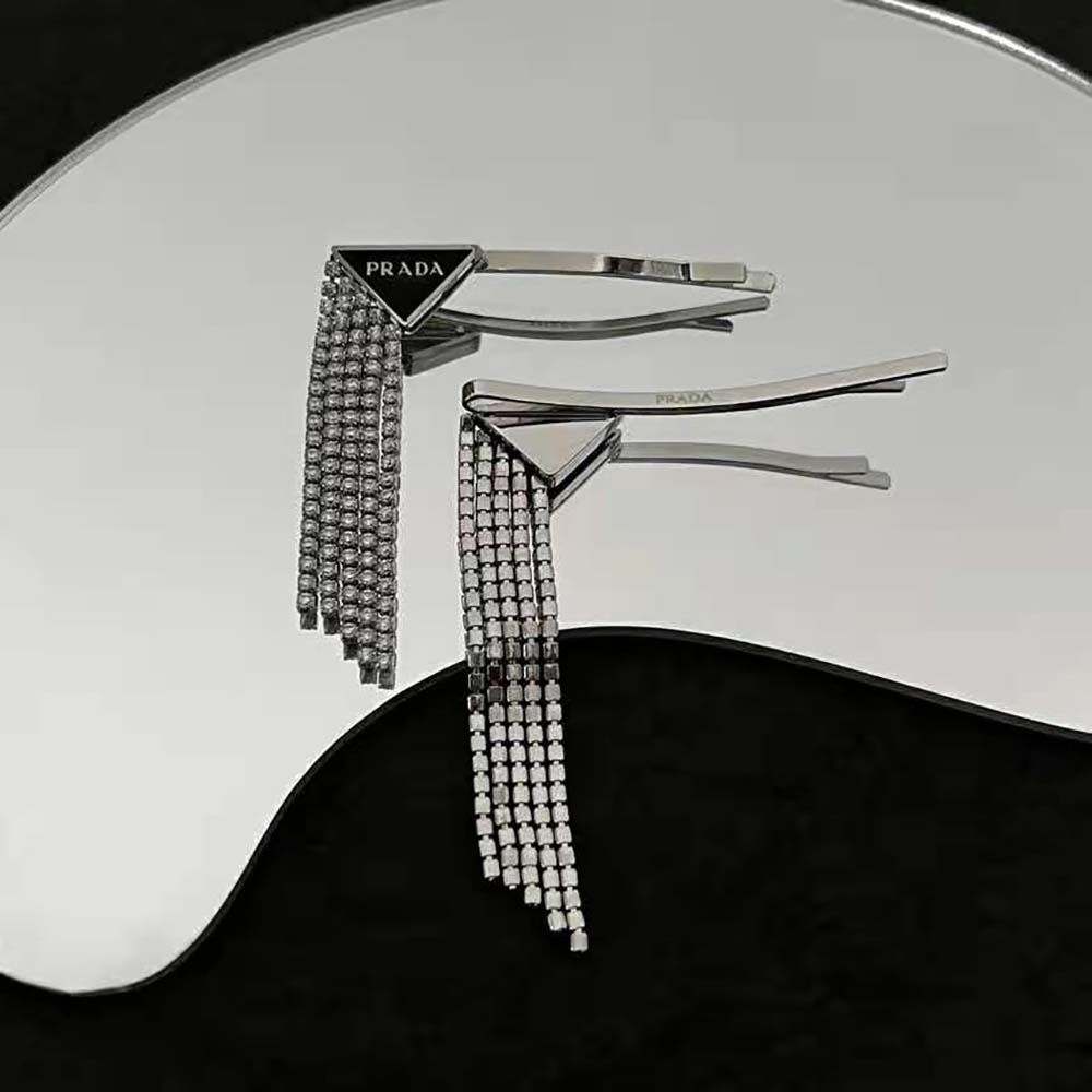 Prada Women Brass Hair Clip - image 4