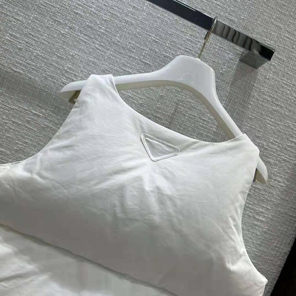 Prada Men Padded Cotton Top-White - image 5