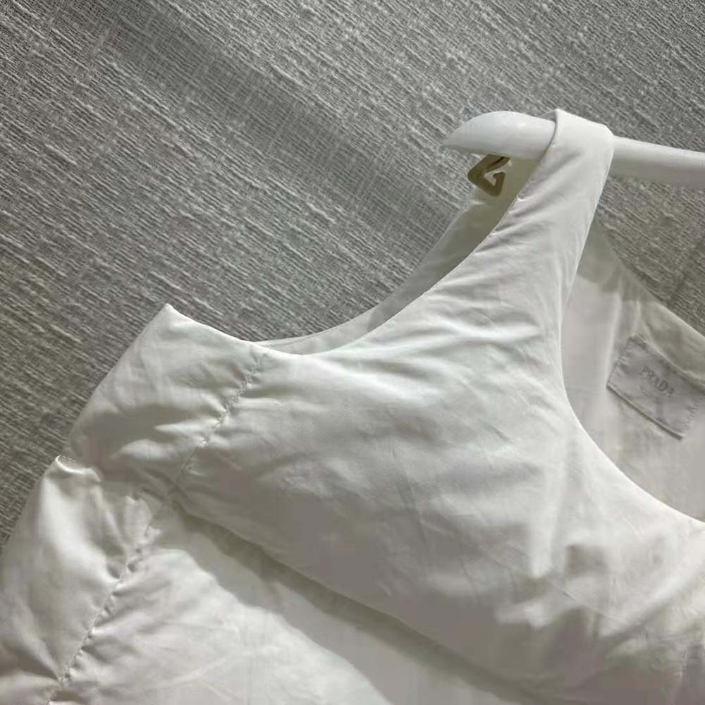 Prada Men Padded Cotton Top-White - image 6