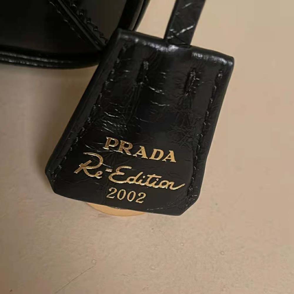 Prada Women Re-Edition 2002 Small Leather Shoulder Bag - image 10