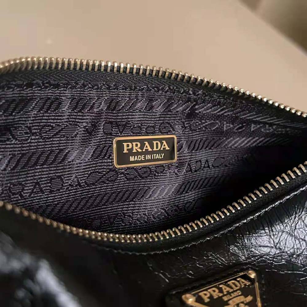 Prada Women Re-Edition 2002 Small Leather Shoulder Bag - image 9