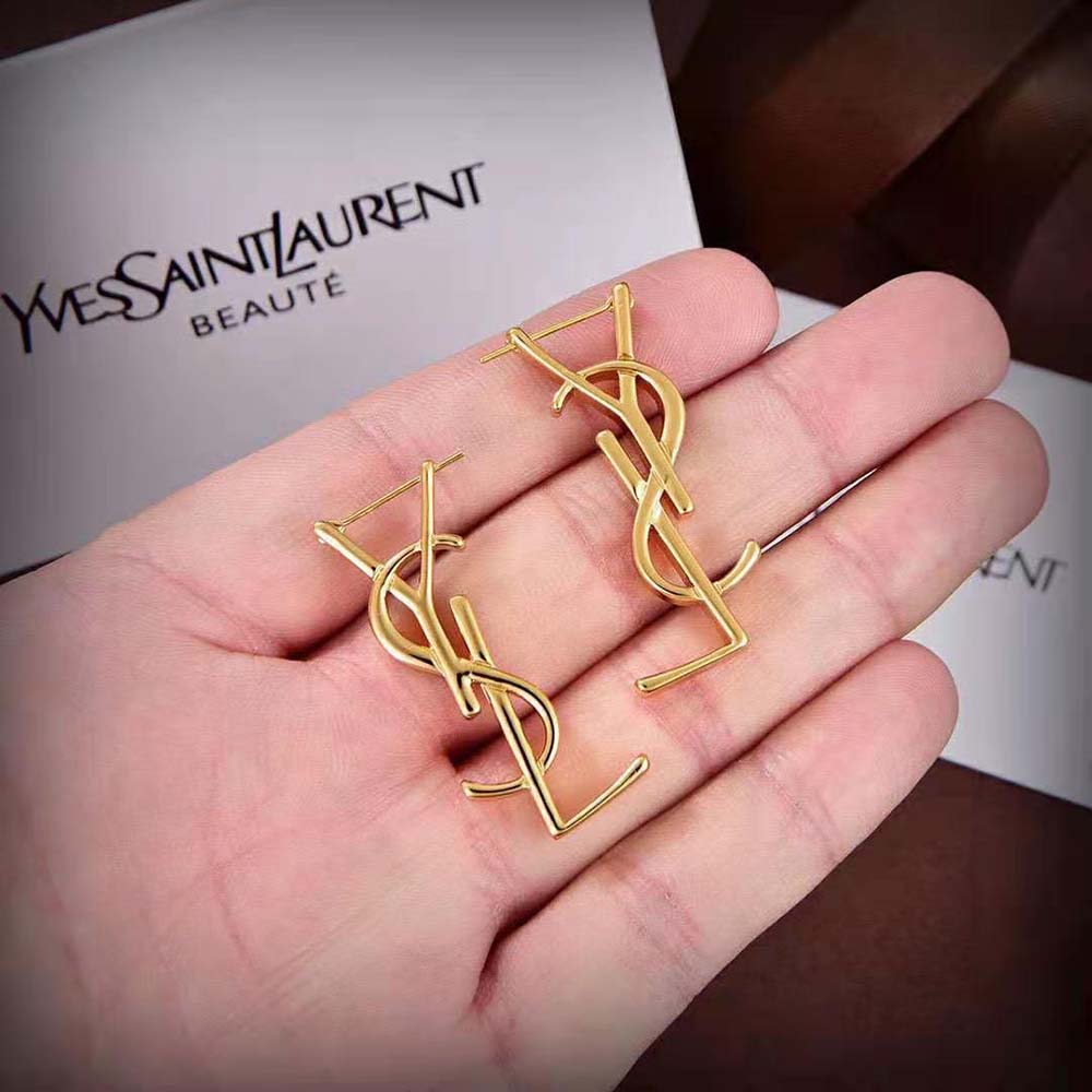 Saint Laurent YSL Women Cassandre Single Earring in Metal - image 5