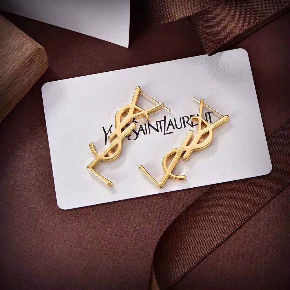 Saint Laurent YSL Women Cassandre Single Earring in Metal - image 4