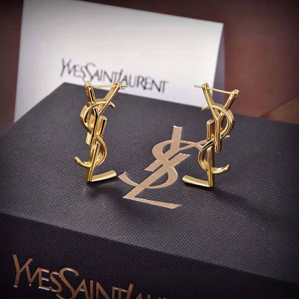 Saint Laurent YSL Women Cassandre Single Earring in Metal - image 6
