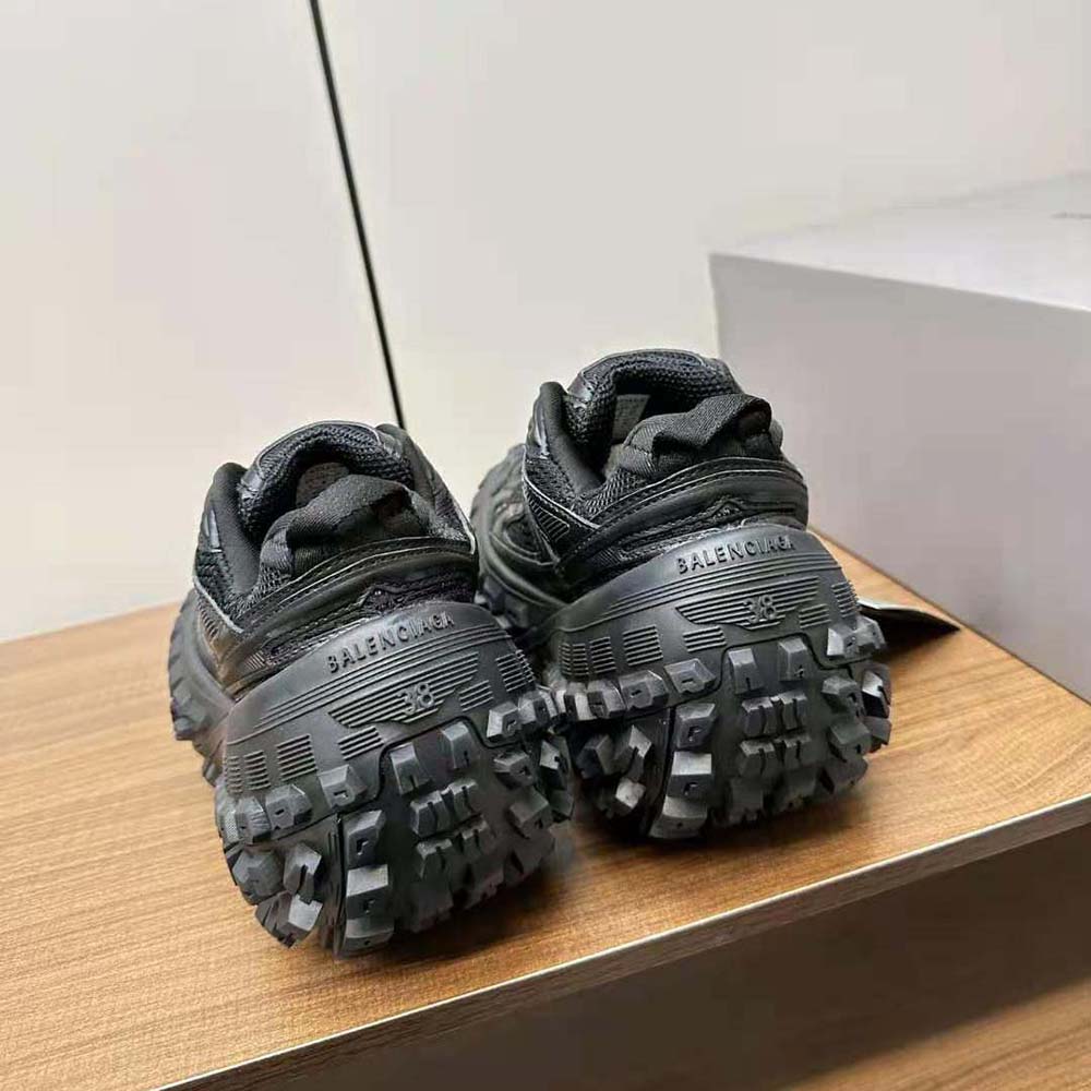Balenciaga Unisex Bouncer Sneaker in Black Mesh and Nylon - image 8