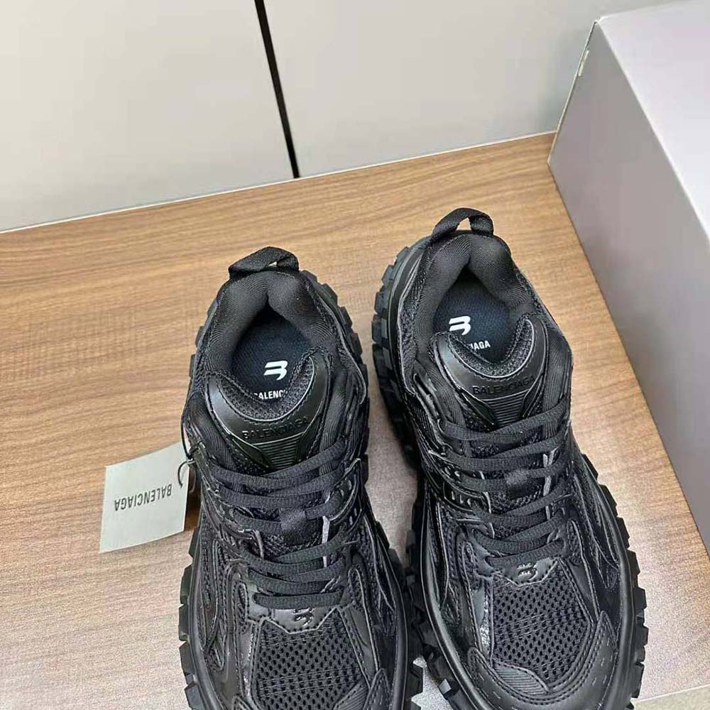 Balenciaga Unisex Bouncer Sneaker in Black Mesh and Nylon - image 7