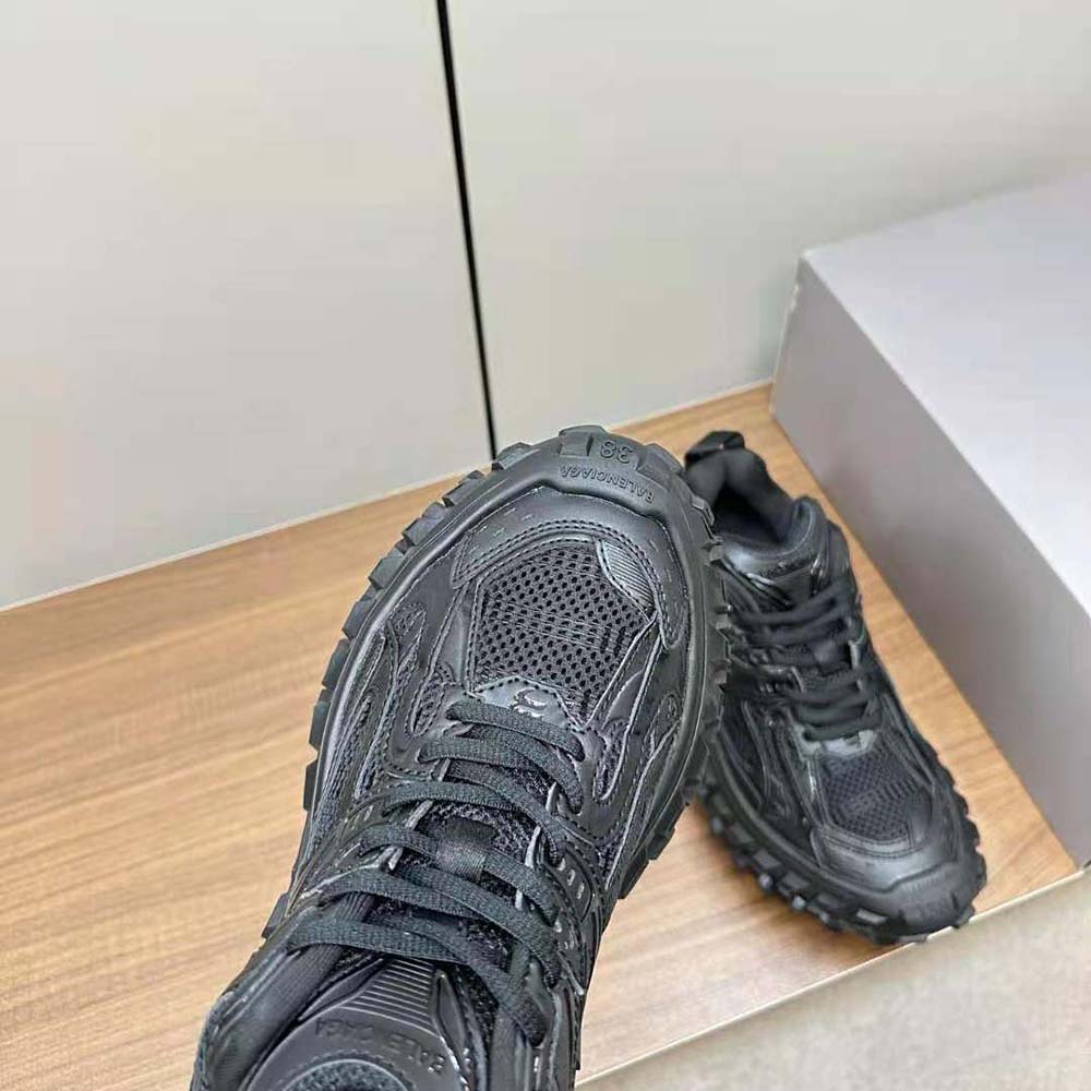Balenciaga Unisex Bouncer Sneaker in Black Mesh and Nylon - image 9