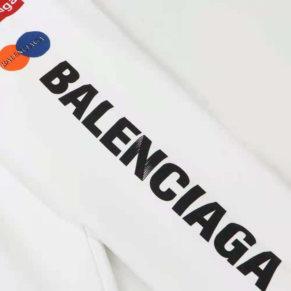 Balenciaga Women Top League Hoodie Oversized in White - image 8