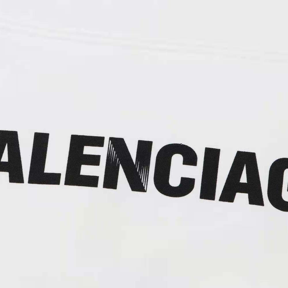 Balenciaga Women Top League Hoodie Oversized in White - image 6