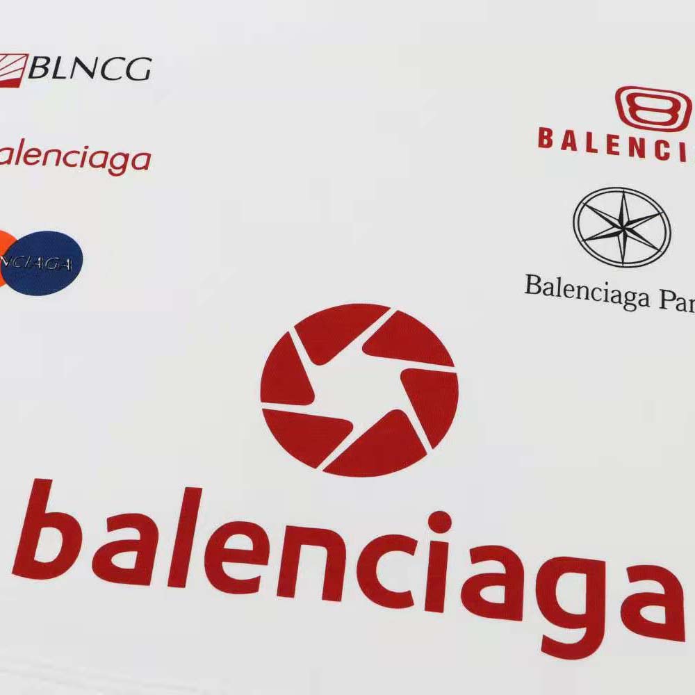 Balenciaga Women Top League Hoodie Oversized in White - image 5