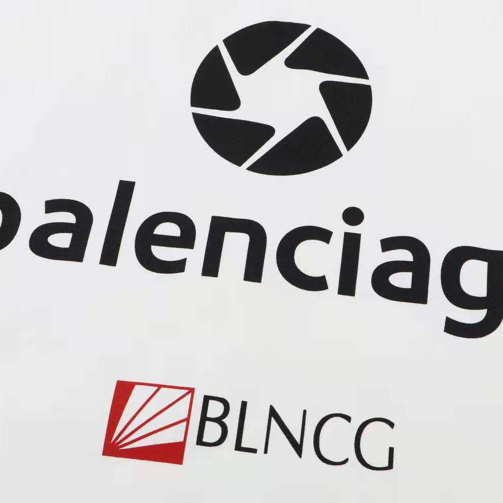 Balenciaga Women Top League Hoodie Oversized in White - image 4